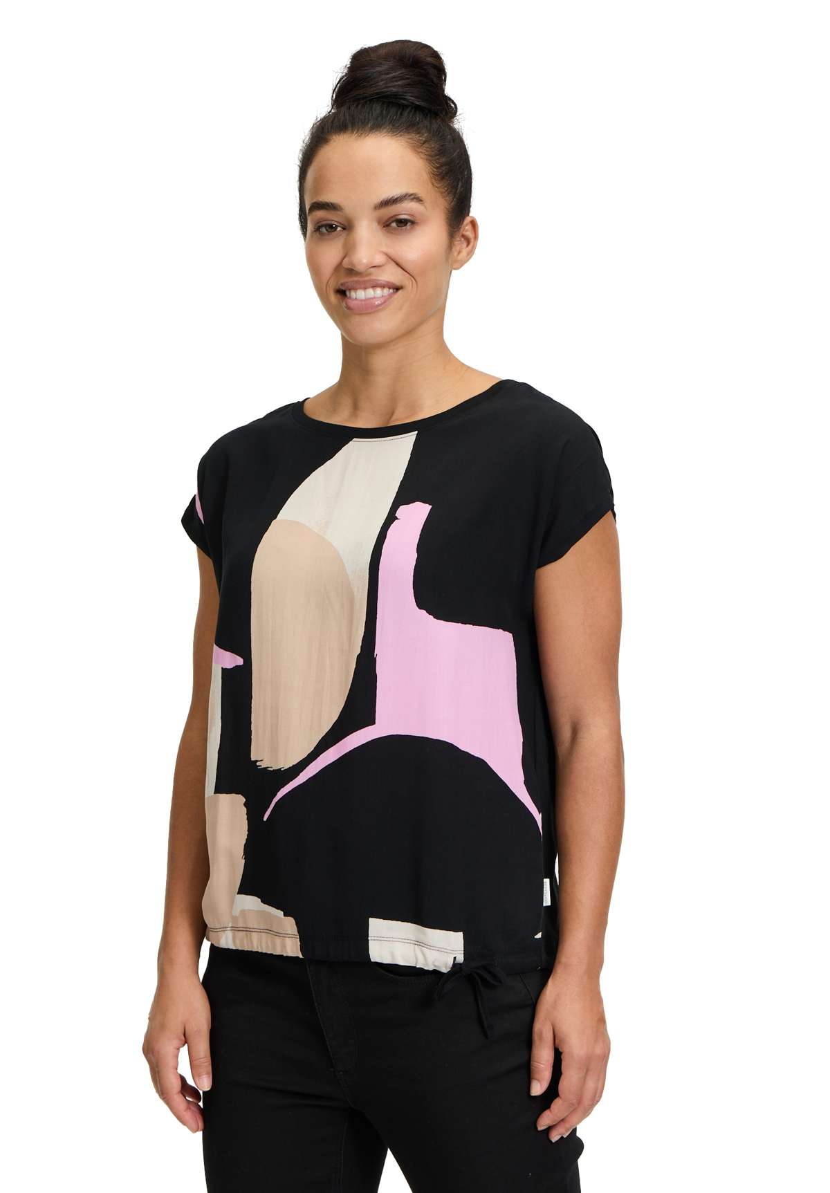 Рубашка с коротким рукавом Betty & Co Casual-Shirt mit Print