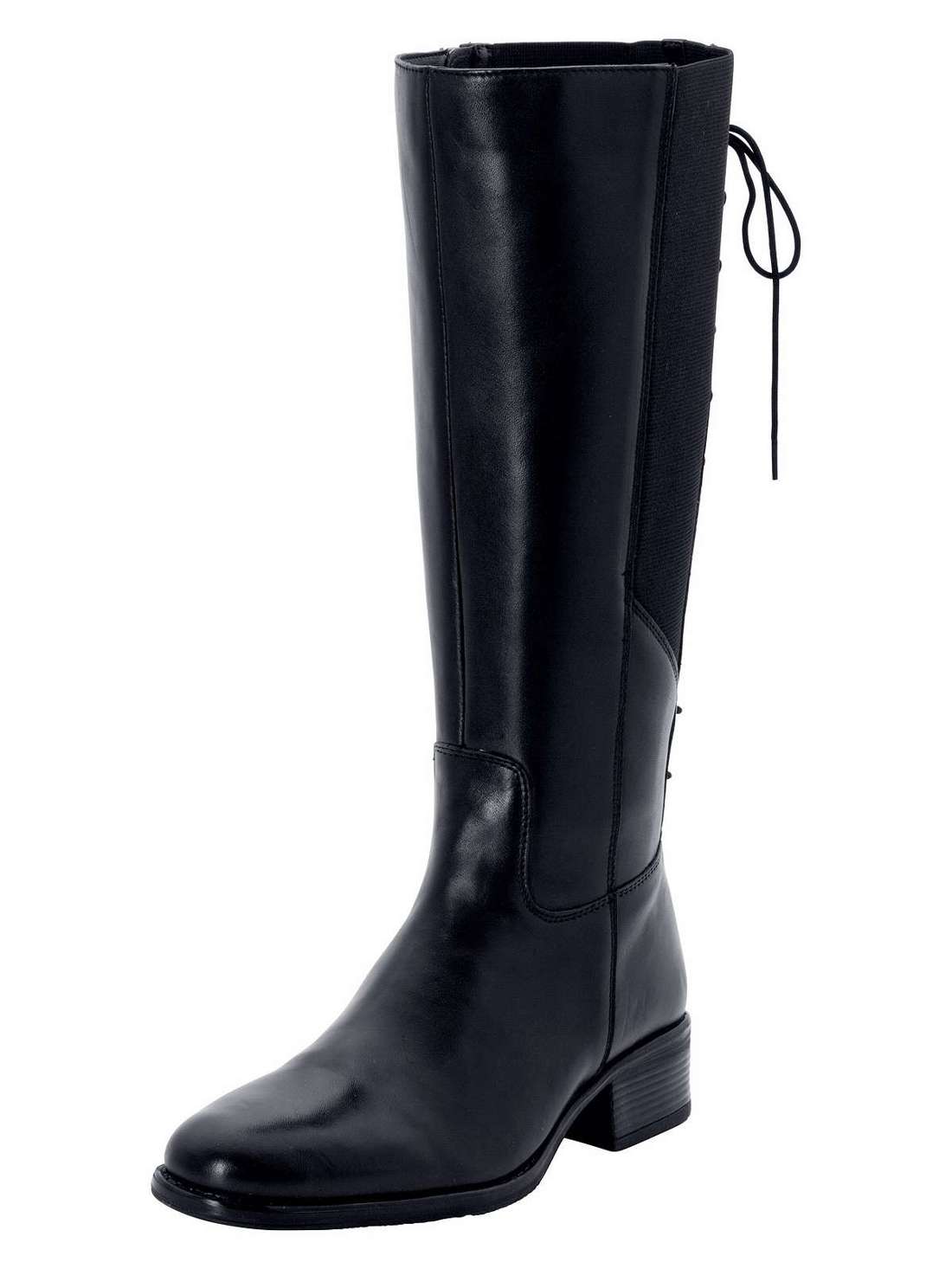 Ботинки с широким голенищем размера XXL, с эластичной вставкой и шнуровкой. Große Größen