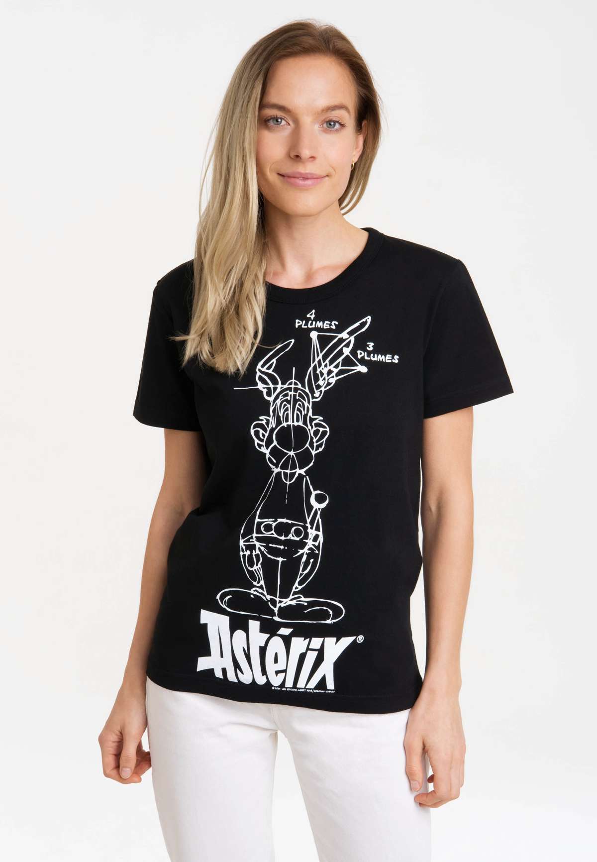 Футболка с лицензионным принтом Asterix der Gallier - Asterix Skizze