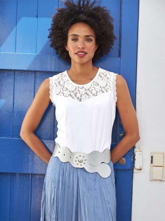 Кружевной топ