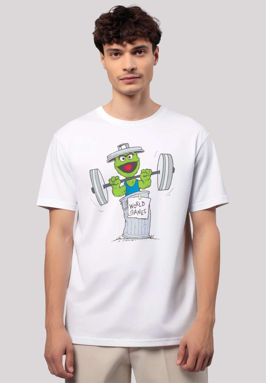 футболка Sesamstraße Oscar World Games