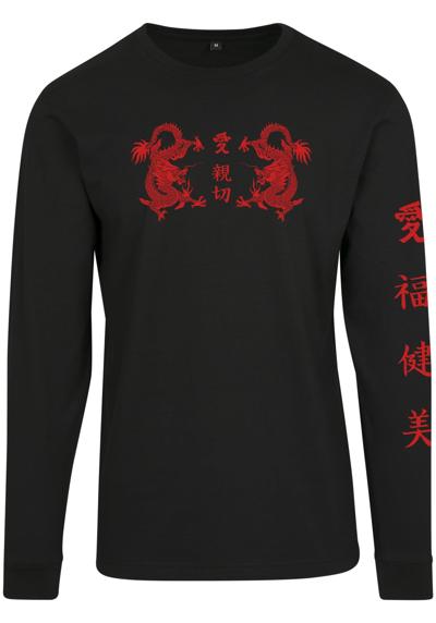 Длинный рукав Damen Ladies Chinese Letters Longsleeve