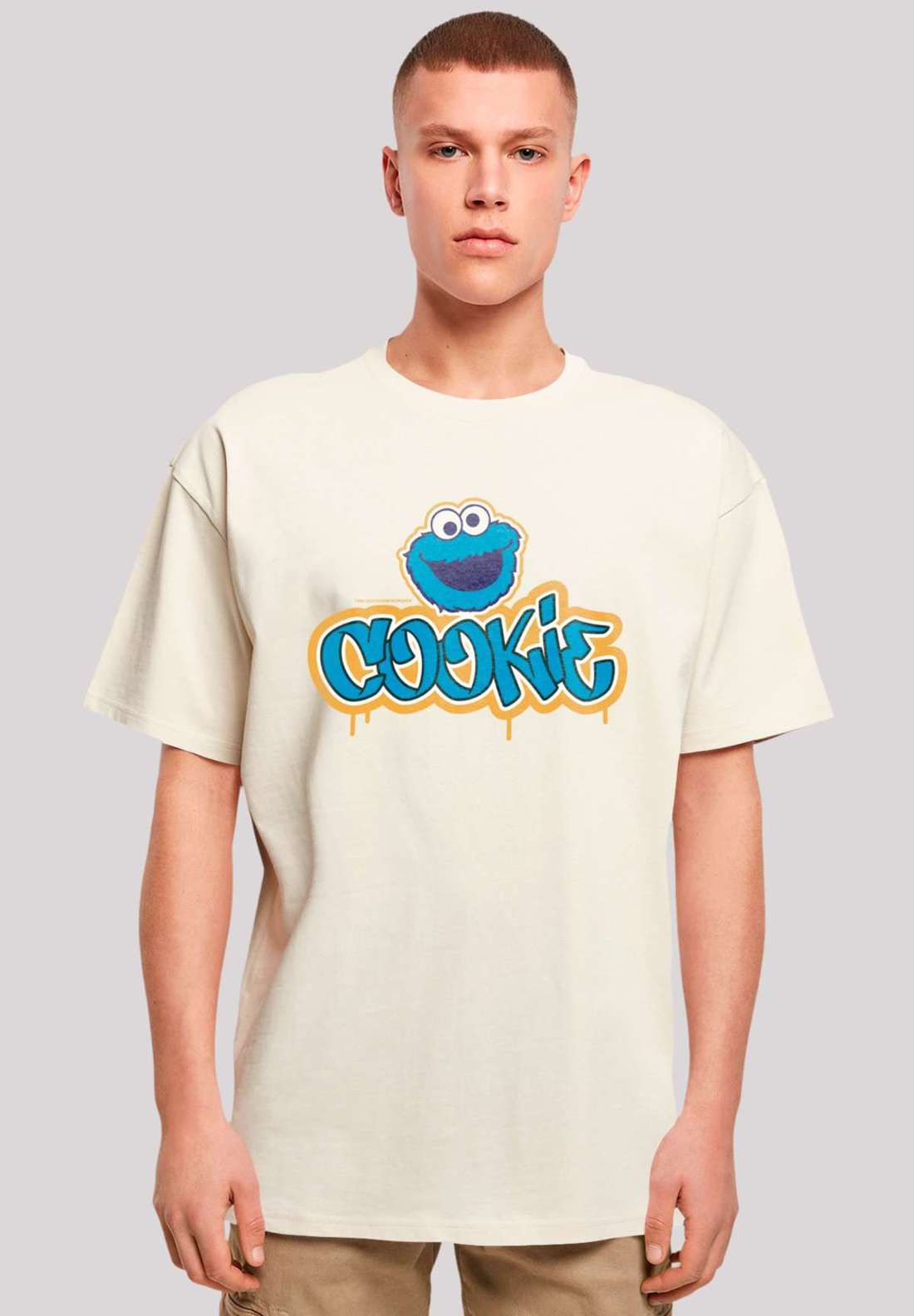 футболка Sesamstraße Cookie Graffiti Logo