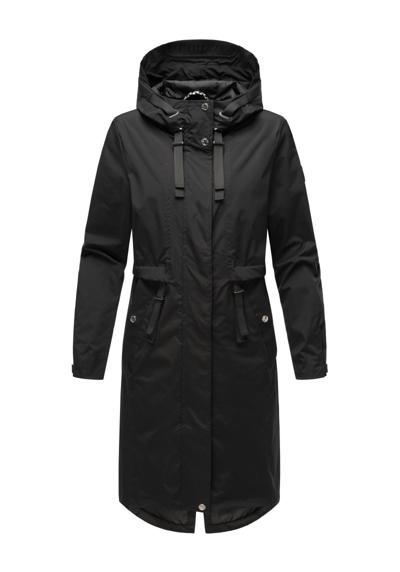 Короткое пальто, стильное водоотталкивающее пальто с капюшоном.