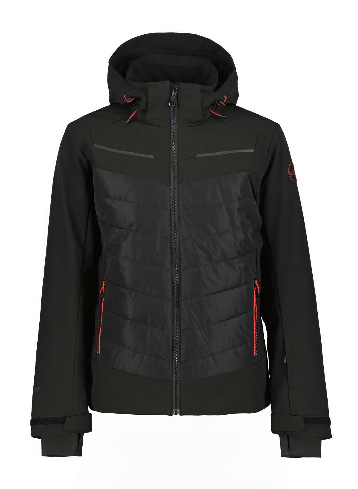 Куртка из софтшелла с капюшоном и тонкой надписью-логотипом... H SOFTSHELLJACKE FREMONT