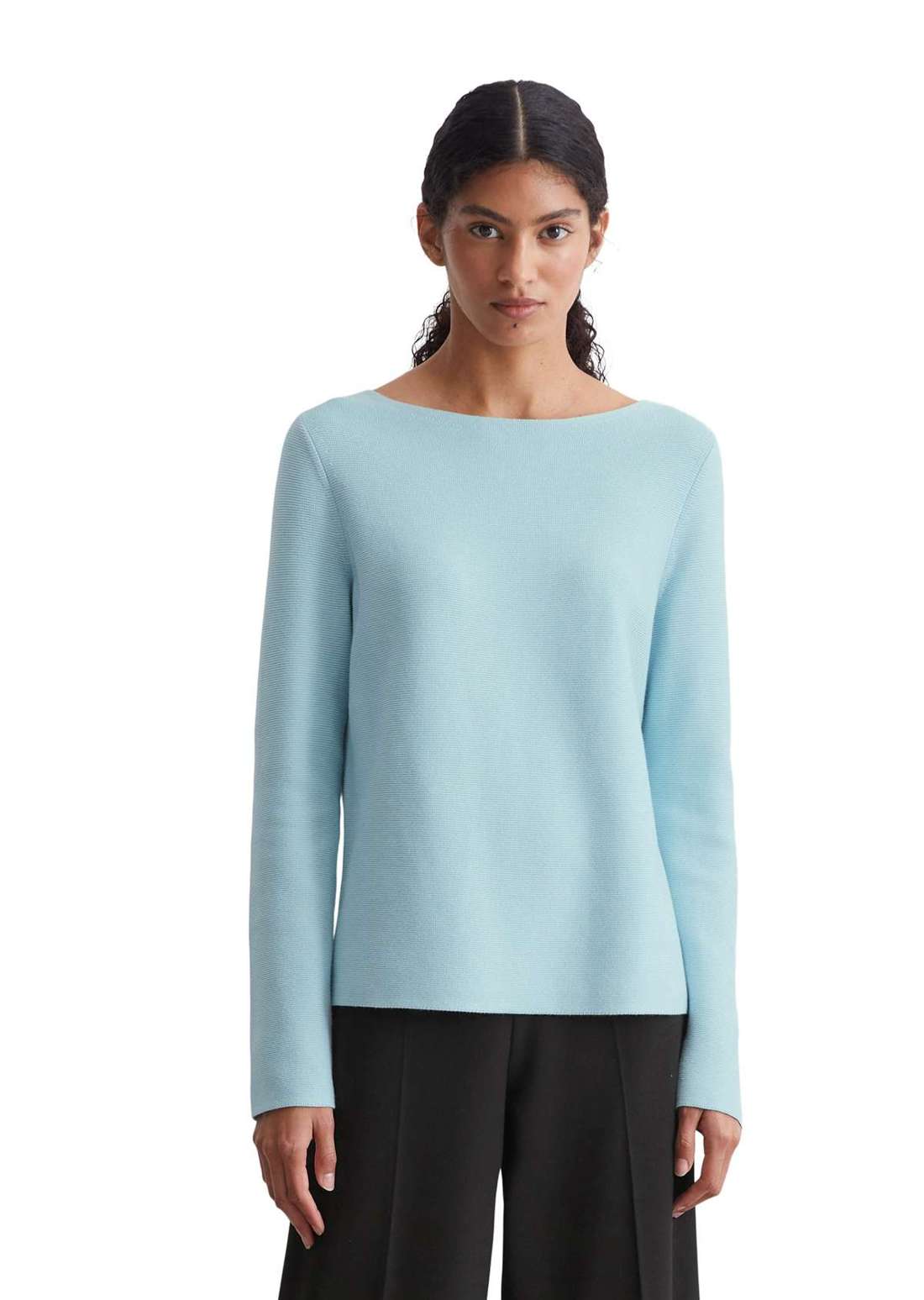 Свитер с круглым вырезом aus Bio-Baumwolle