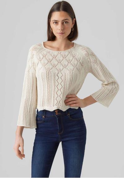 Вязаный свитер VMGINGER 3/4 BOATNECK PULLOVER GA NOOS