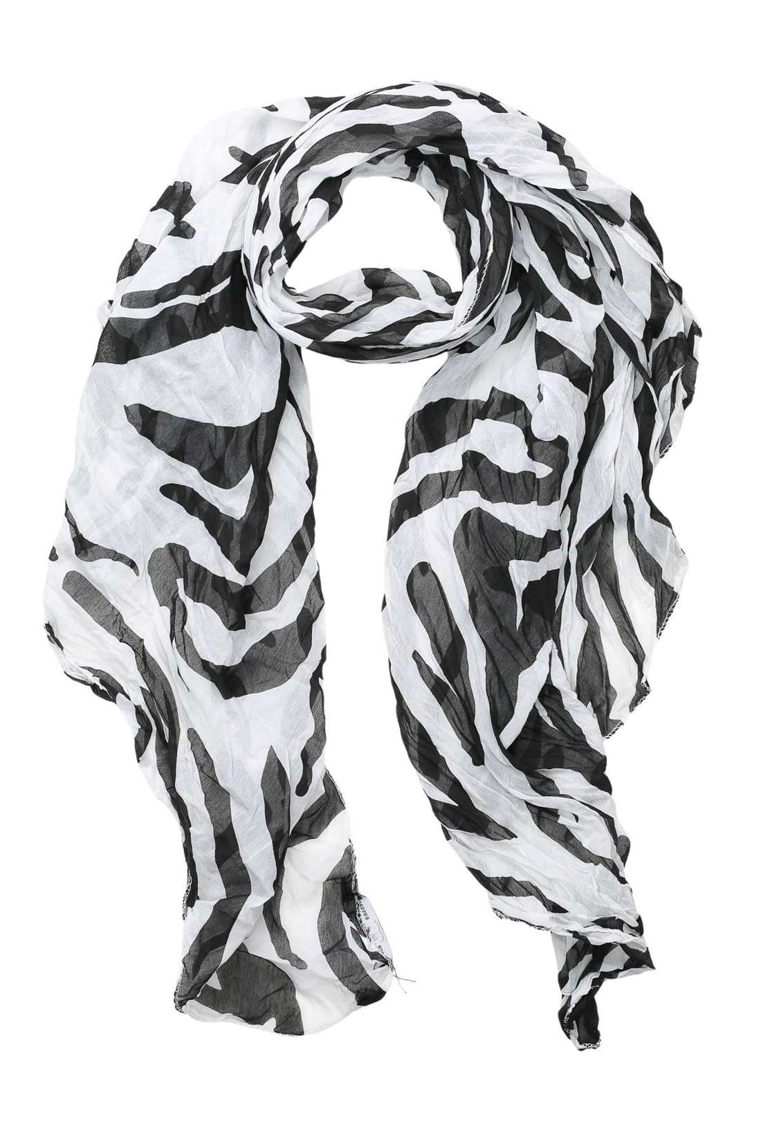 Модный шарф с рисунком зебры Zebra