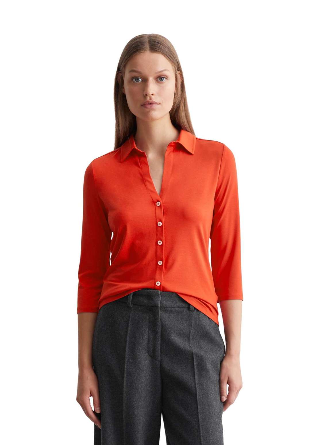 Блузка-рубашка aus LENZING™ ECOVERO™