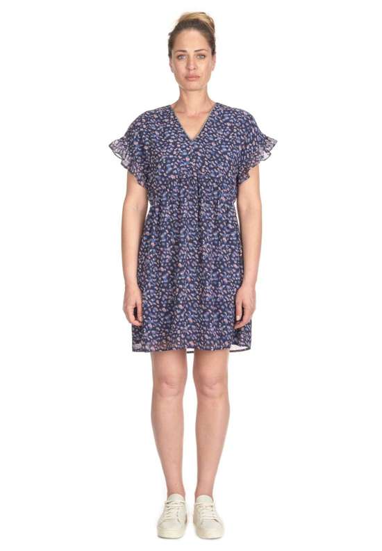 Платье из джерси с великолепным животным принтом PAOLA