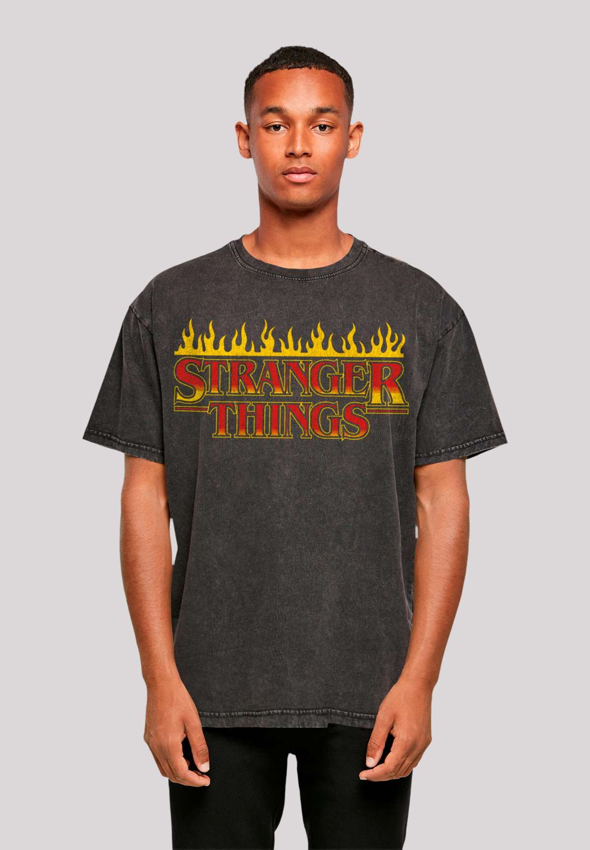 футболка Stranger Things Fire Logo Men Netflix TV Series