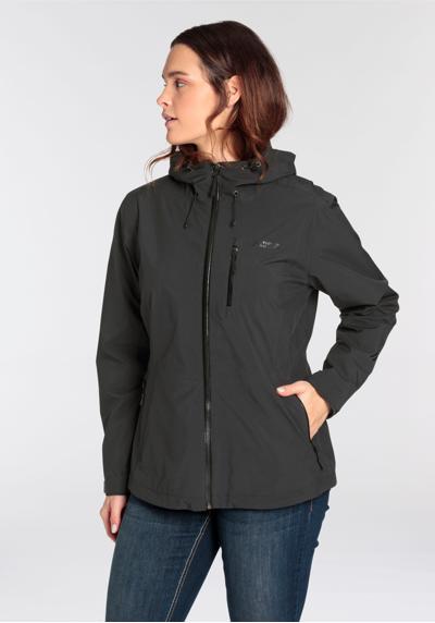 Куртка для активного отдыха с капюшоном, водонепроницаемая переходная куртка, также доступна в больших размерах.