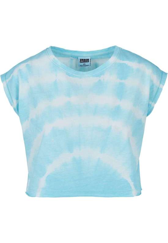 футболка Urban Classics Damen Ladies Short Tie Dye Tee