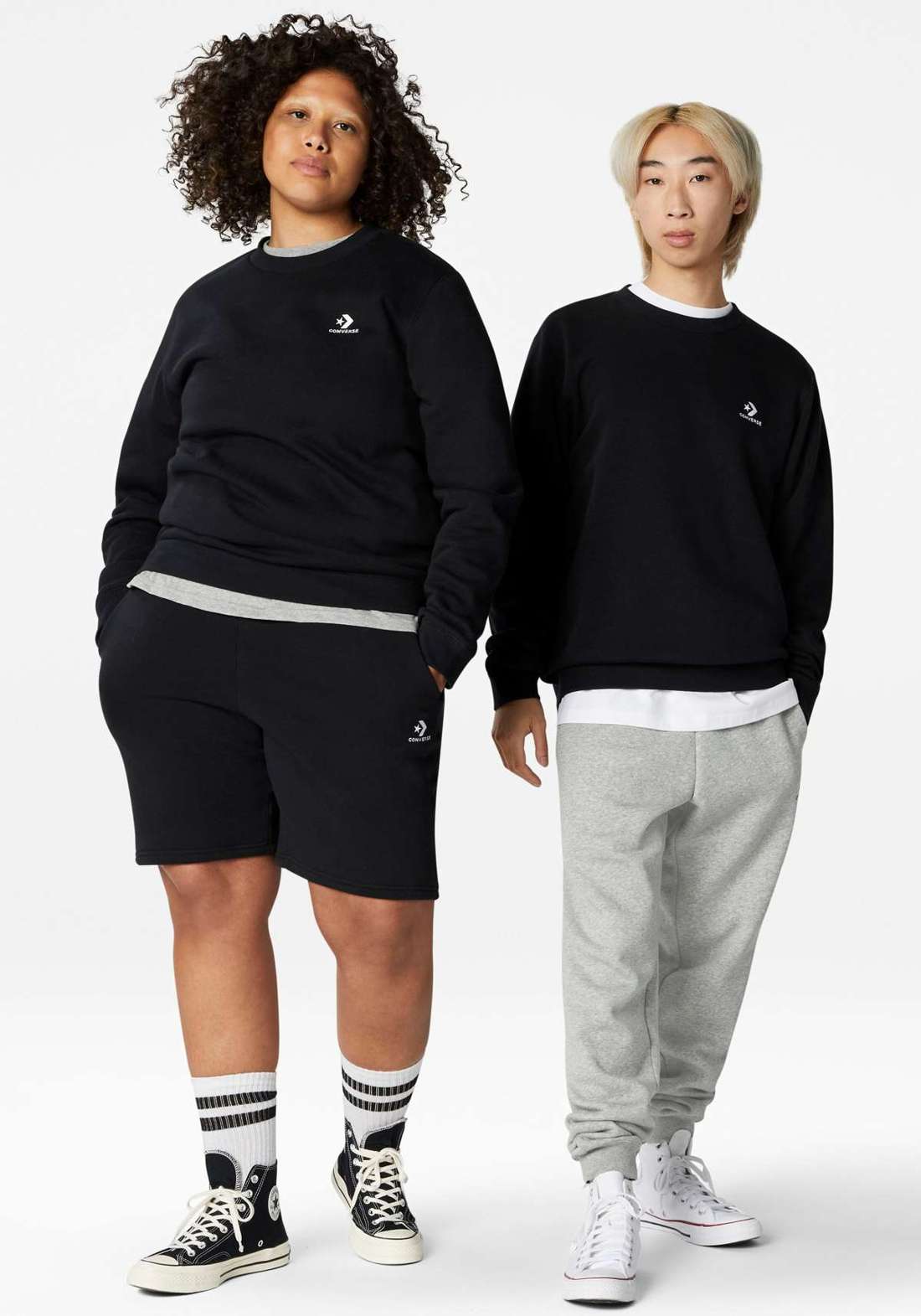 толстовка GO-TO EMBROIDERED STAR CHEVRON BRUSHED BACK FLEECE CREW SWEATSHIRT