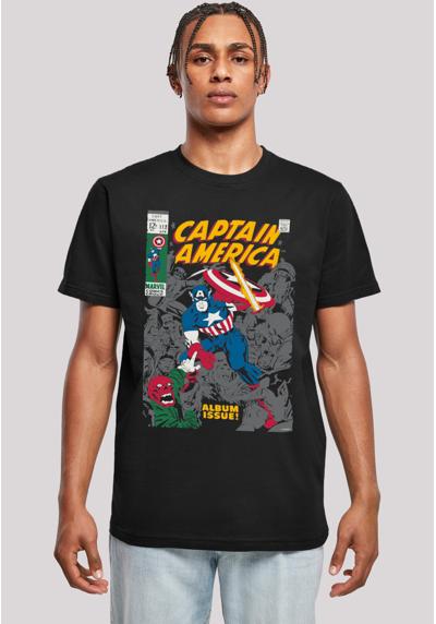 футболка Marvel Captain America Album Issue Cover