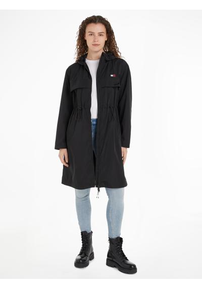 Ветровка с капюшоном и фирменным лейблом Tommy Jeans TJW CHICAGO WAISTED COAT EXT