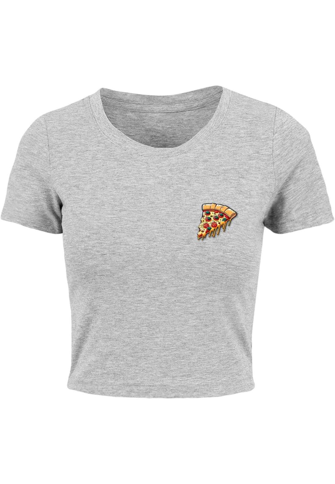 футболка Damen Ladies Pizza Comic Cropped Tee