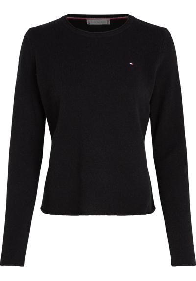 Вязаный свитер с вышивкой логотипа SOFT WOOL C-NK SWEATER