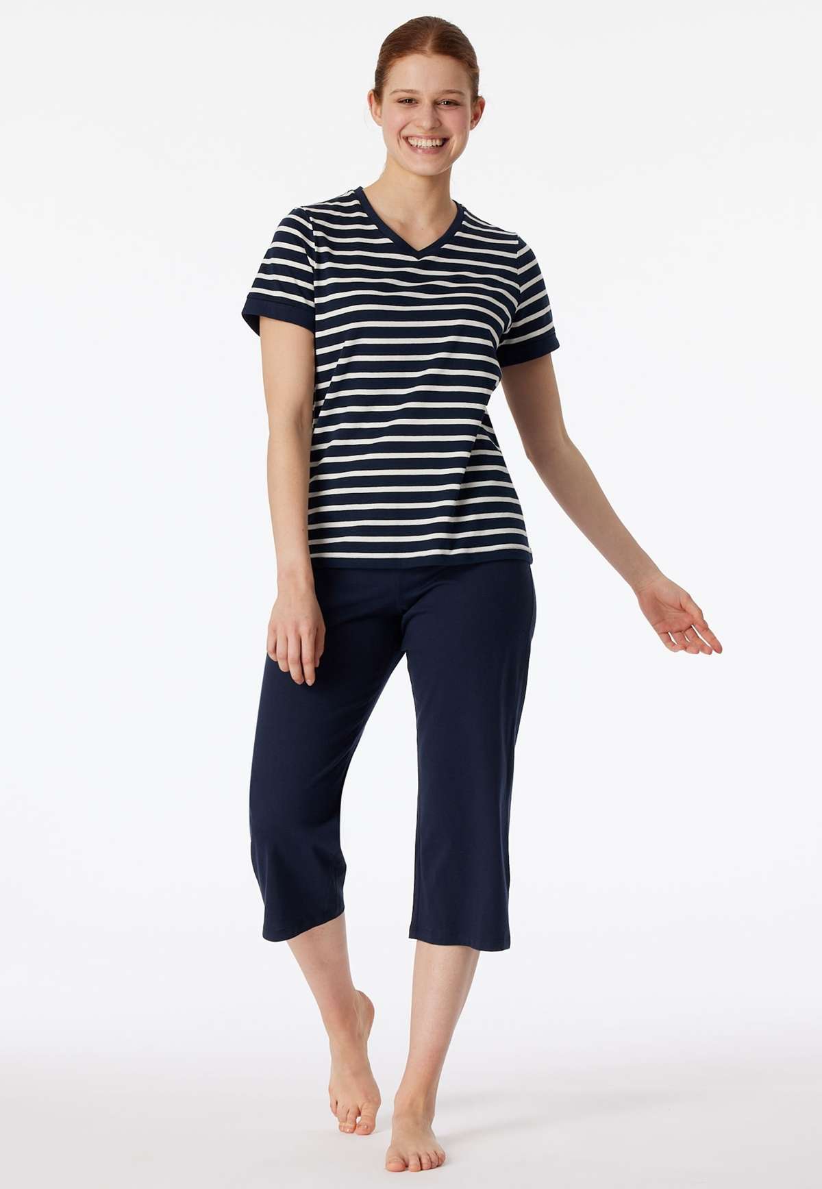 Пижама с модно закатанными рукавами. `Casual Essentials`