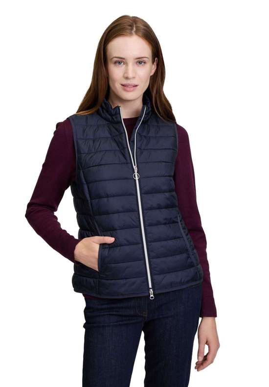 Вязаный жилет Steppweste mit Reißverschluss