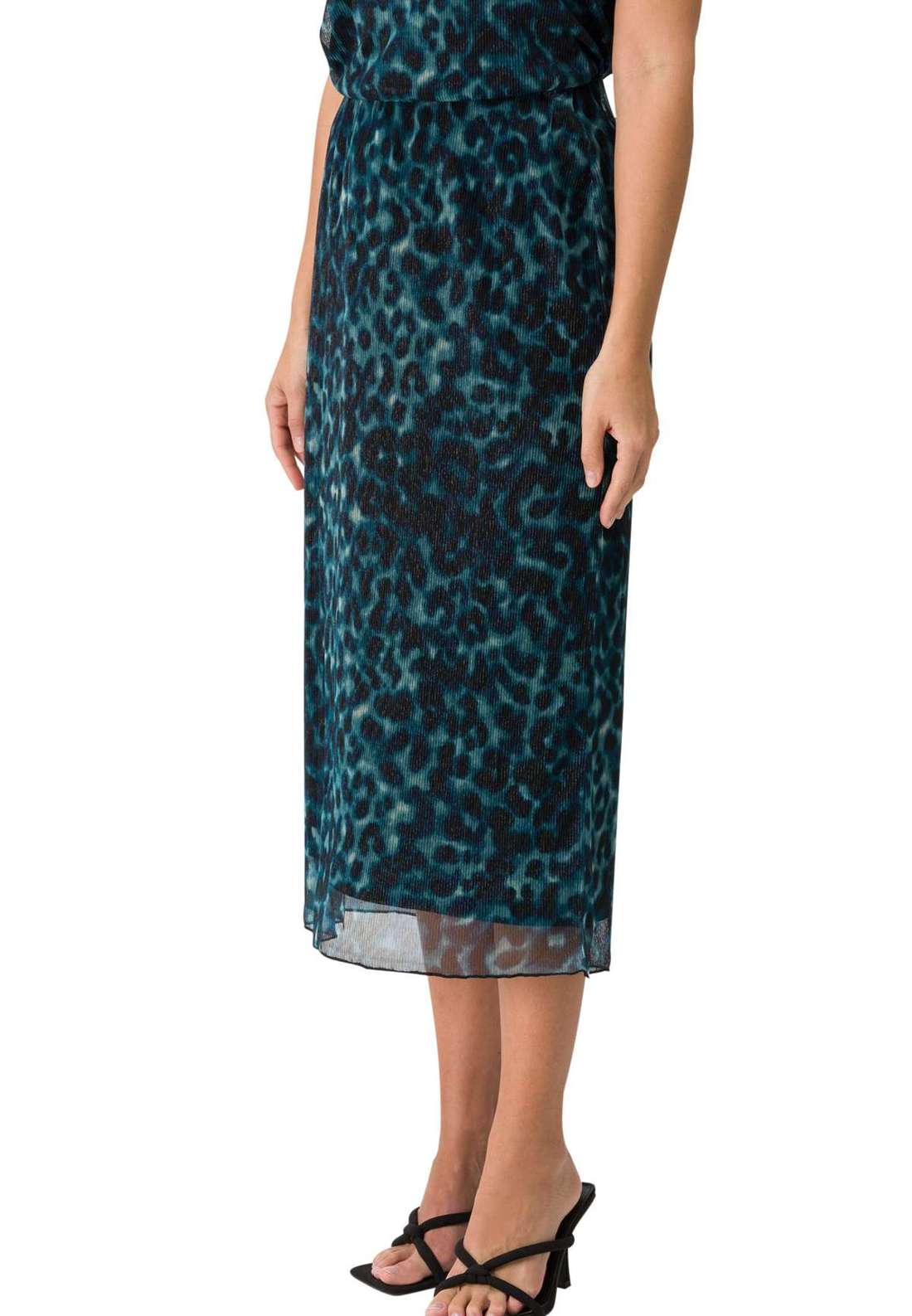 юбка-миди zero Midirock mit Leoprint