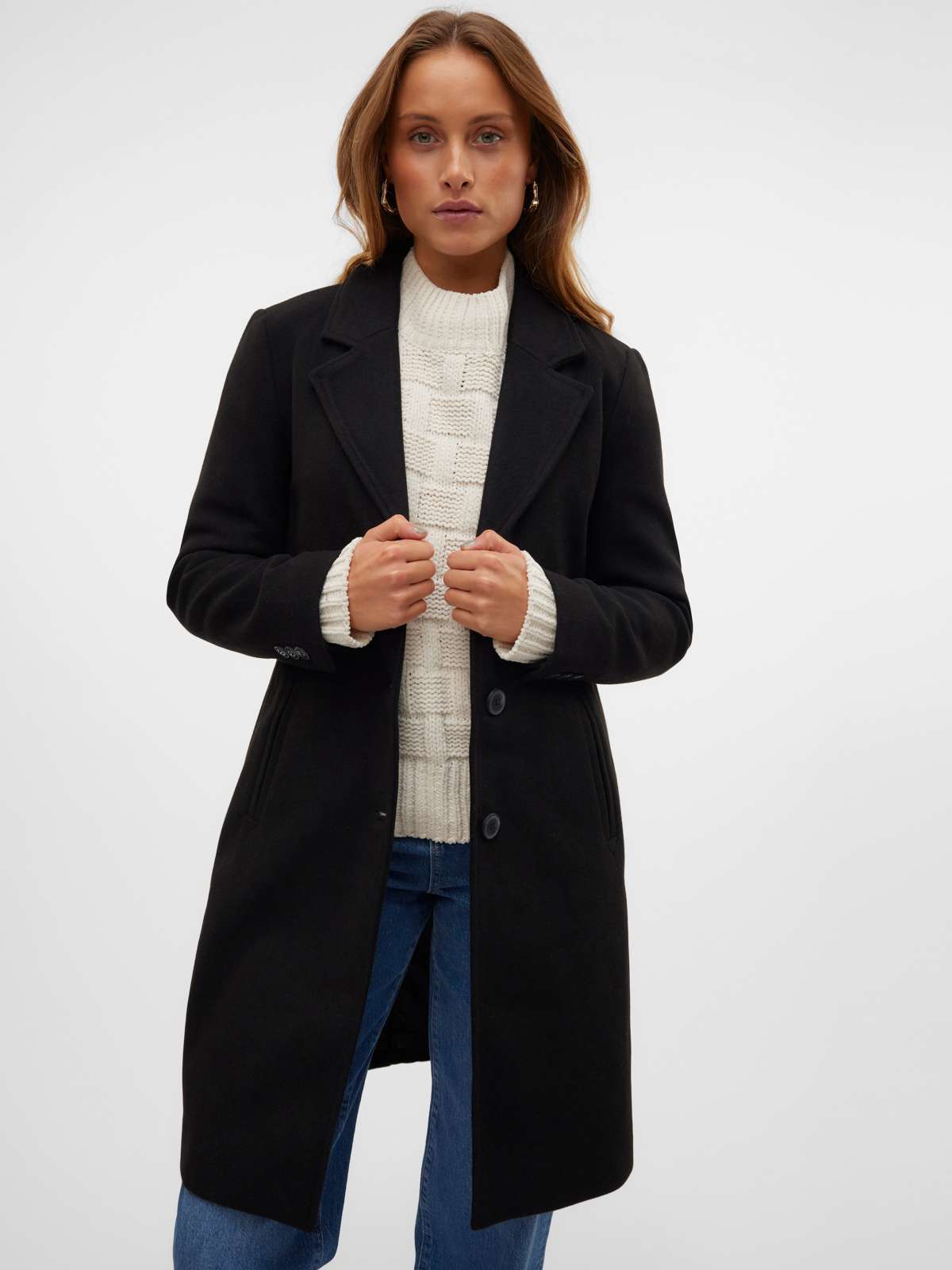 Длинное пальто VMFORTUNESARA COAT GA BOO