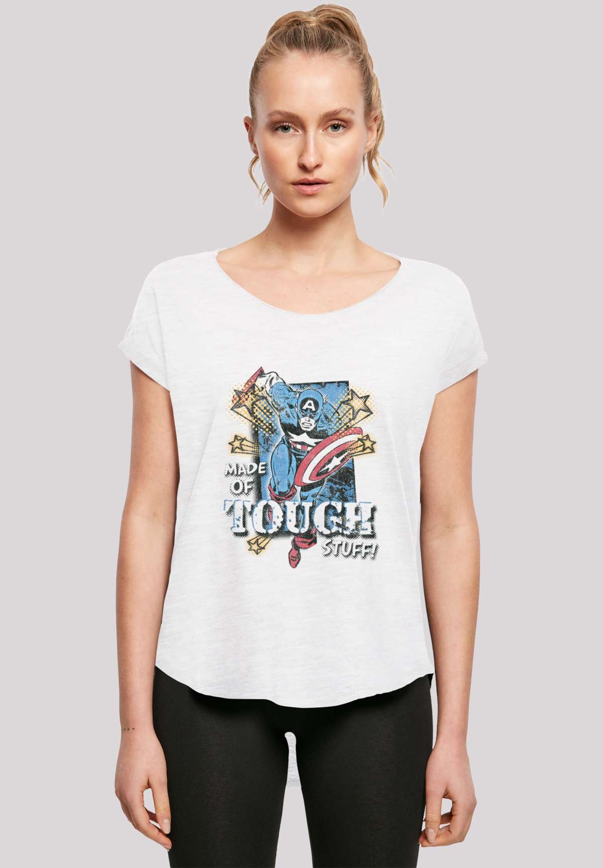 футболка Marvel Captain America Made Of Tough Stuff