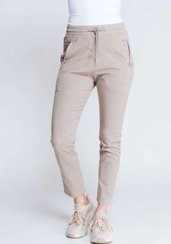 Брюки из джерси с узором FABIA