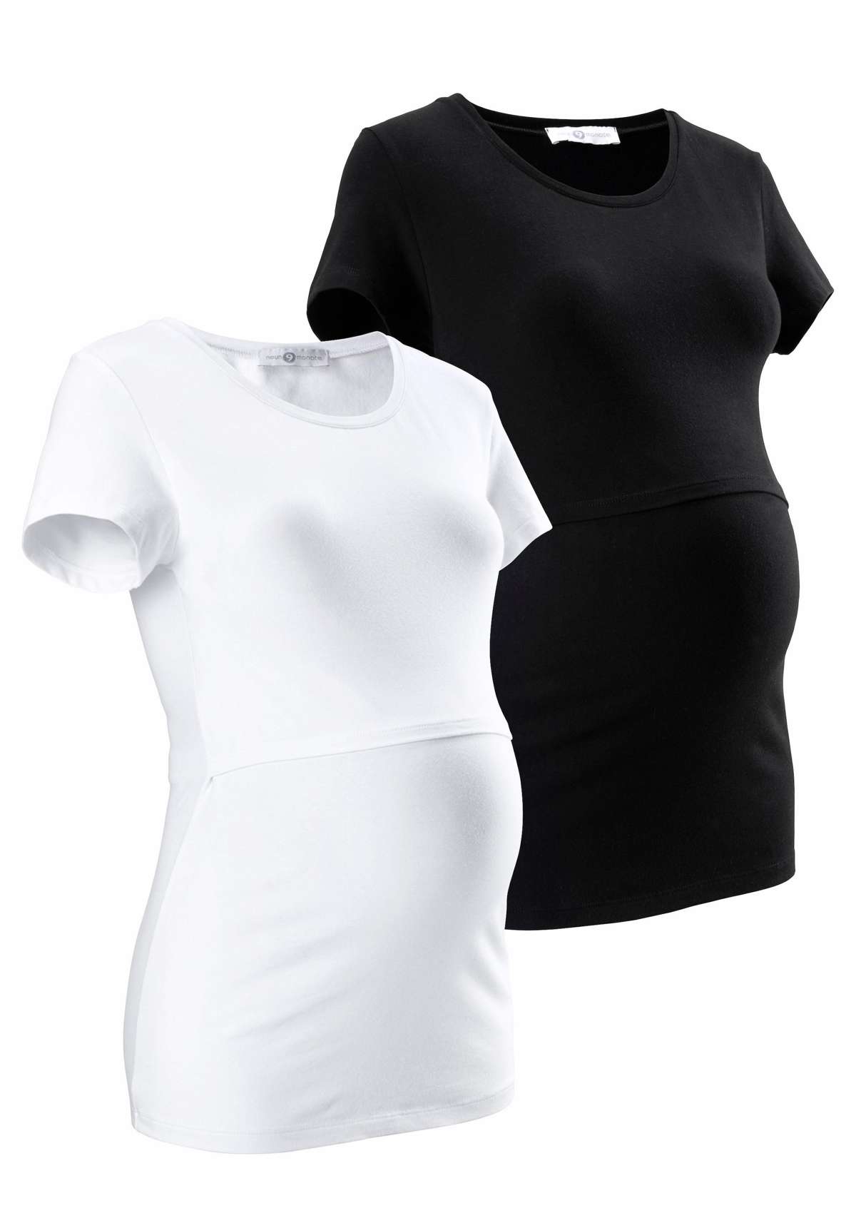 Рубашка для беременных , 2er Pack T-Shirts fur Schwangerschaft und Stillzeit
