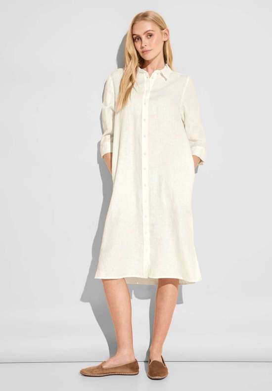 Платье-блузка с планкой на пуговицах