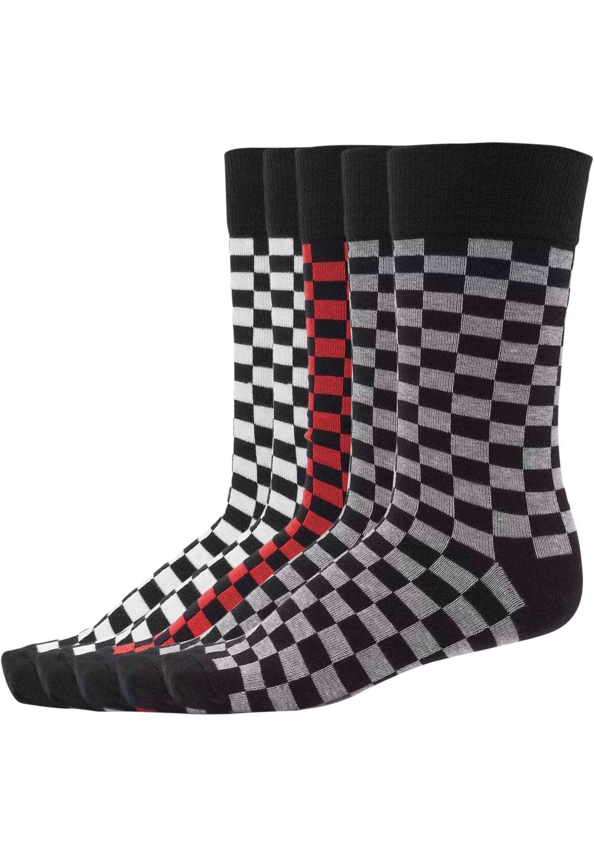 Базовые носки Urban Classics Accessoires Check Socks 5-Pack