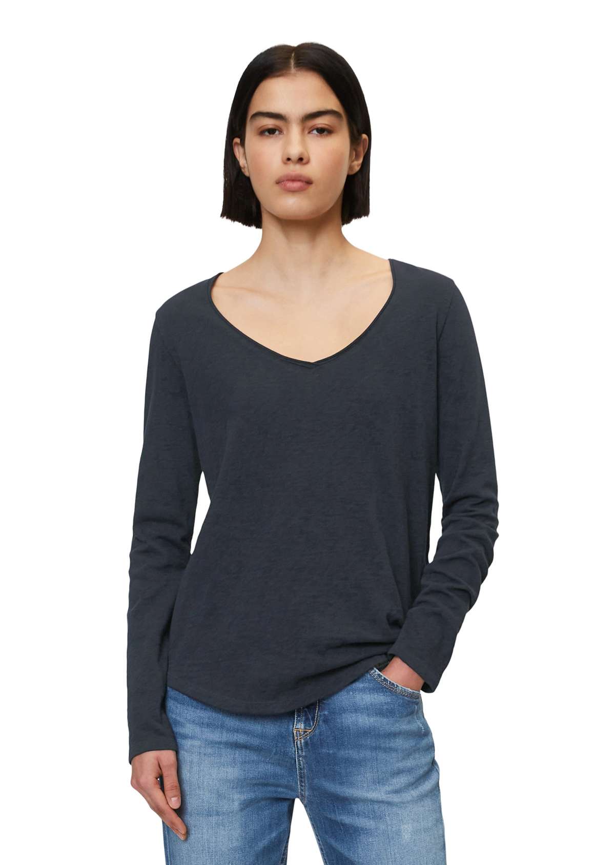 Рубашка с длинным рукавом aus Premium Organic Cotton
