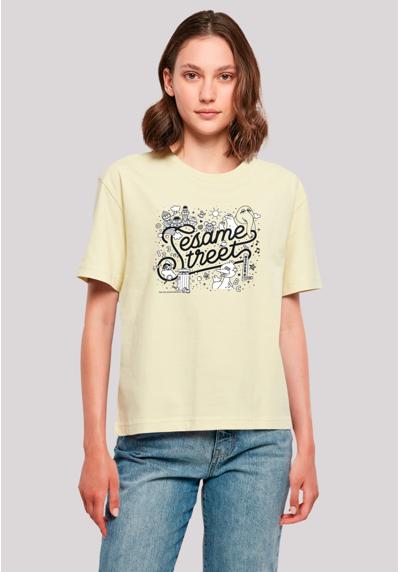 футболка Sesamstraße Collage Black & White