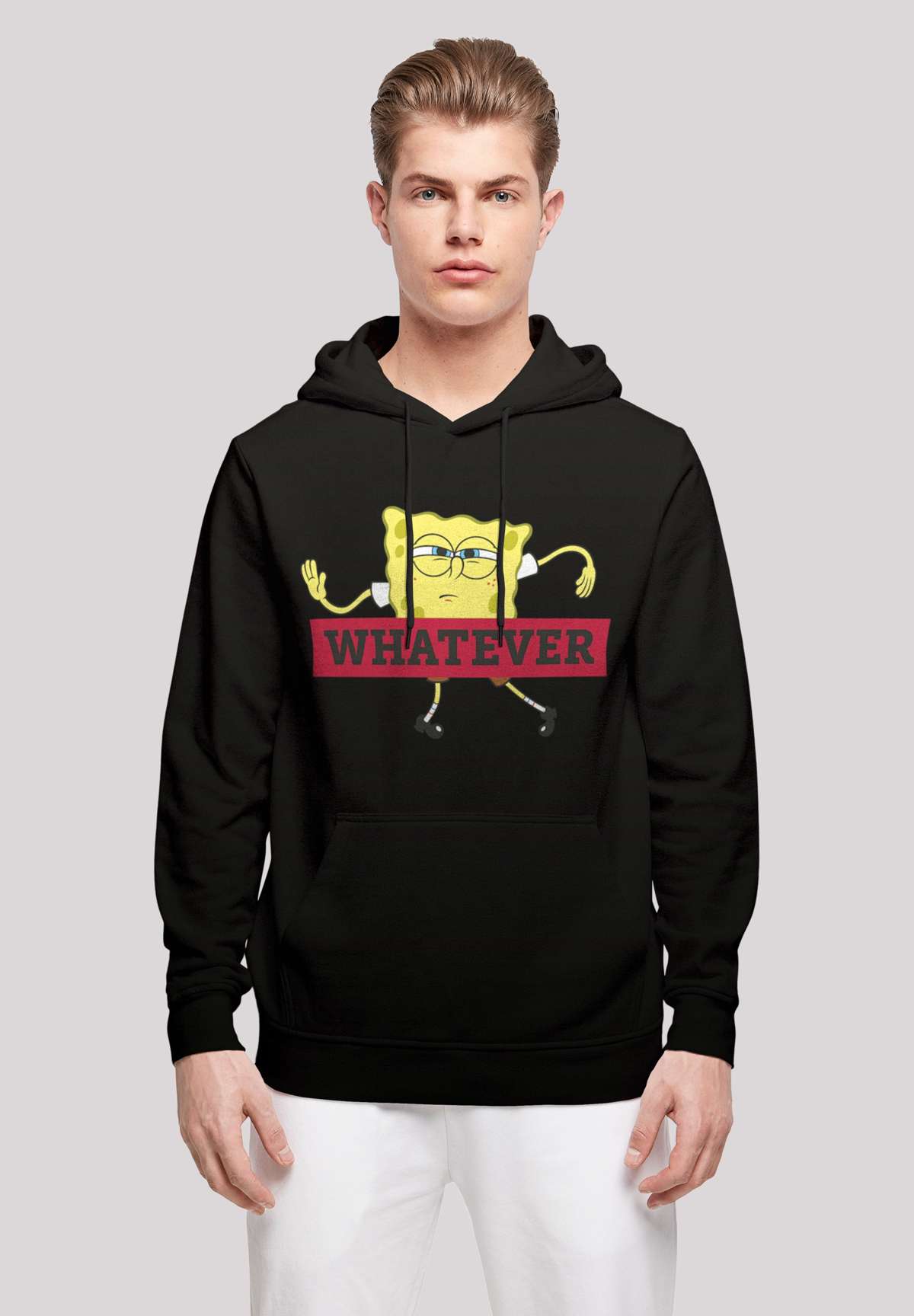 Толстовка с капюшоном Spongebob Schwammkopf WHATEVER