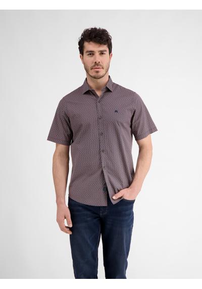 Рубашка с коротким рукавом LERROS Halbarmhemd mit Geometrischem-Print