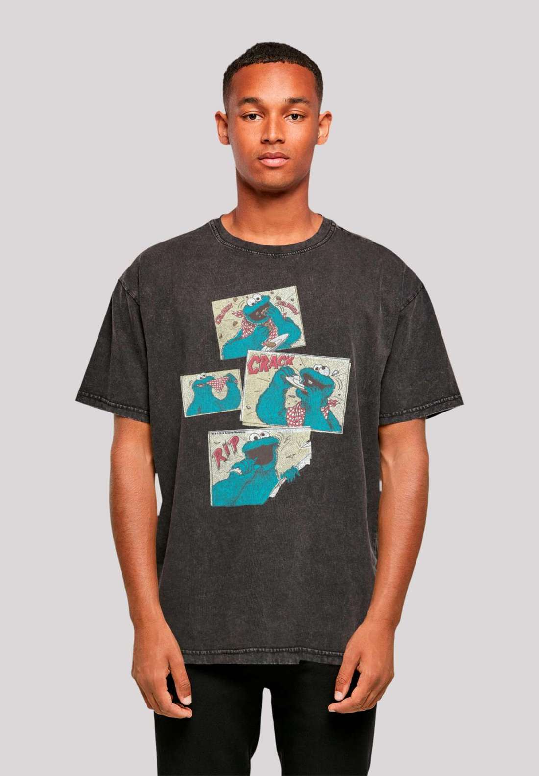 футболка Sesamstraße Cookie Monster Crunch