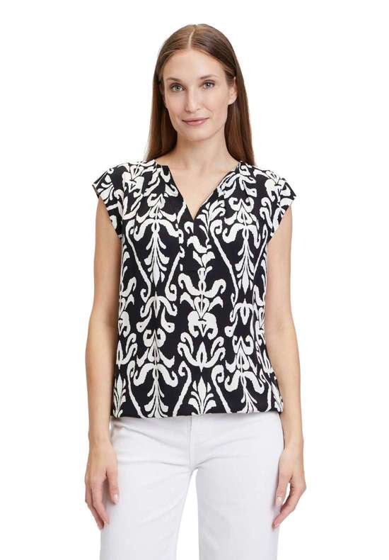 Блузка без шнуровки Casual-Bluse mit Muster