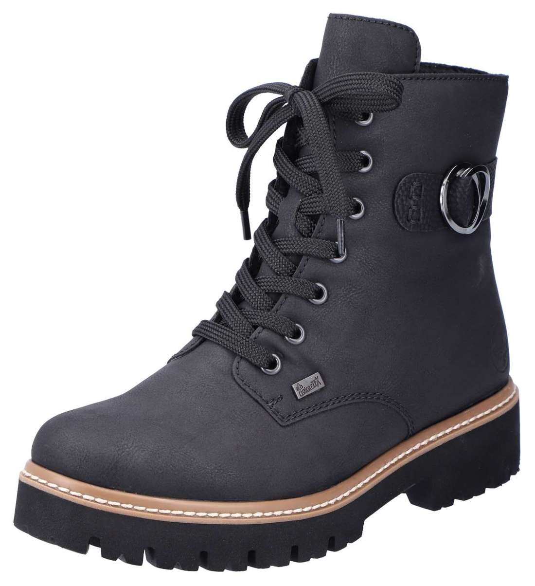 Зимние ботильоны с элементами Tex.