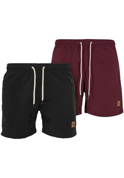 Шорты для плавания Urban Classics Herren Block Swim Shorts 2-Pack