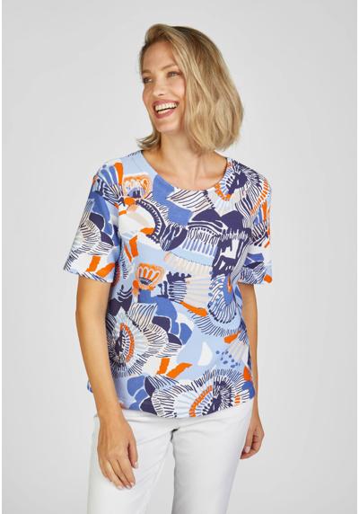 Рубашка с принтом T-Shirt mit bezaubernden Muster