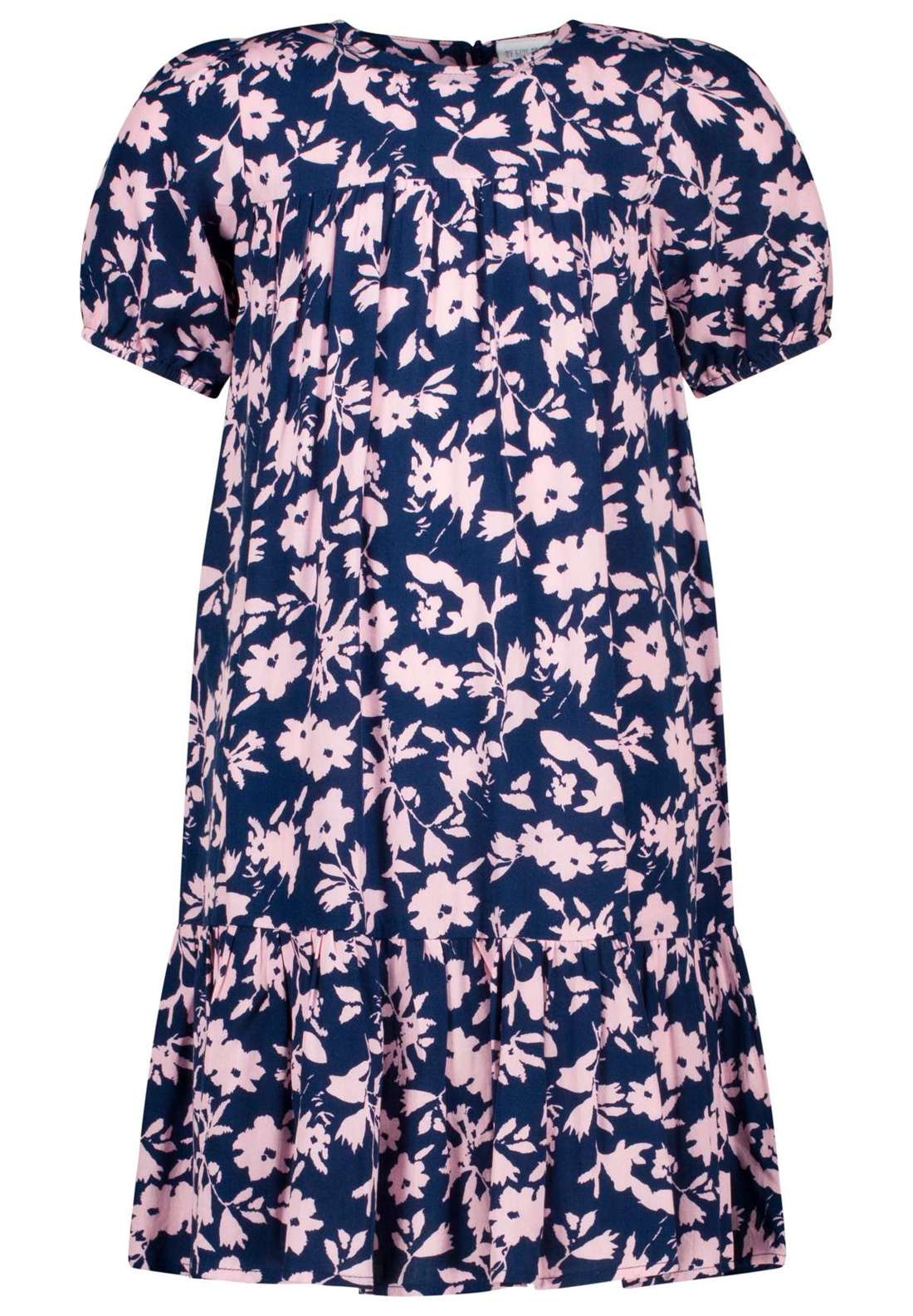 Платье из джерси с цветочным принтом по всей поверхности