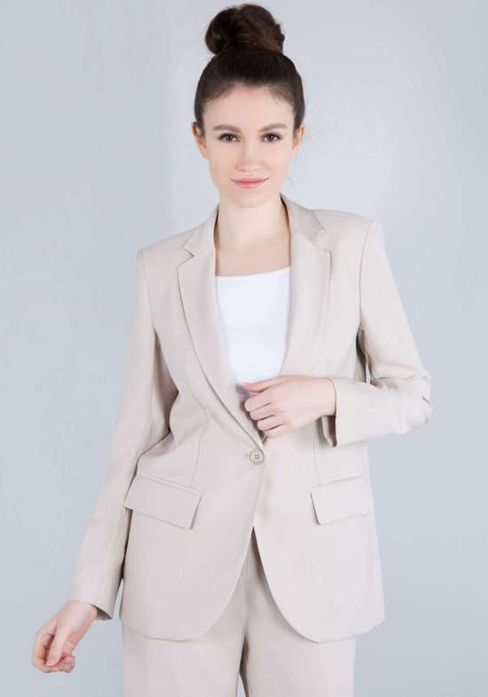 Длинный пиджак konfektionierter Boyfriend Blazer