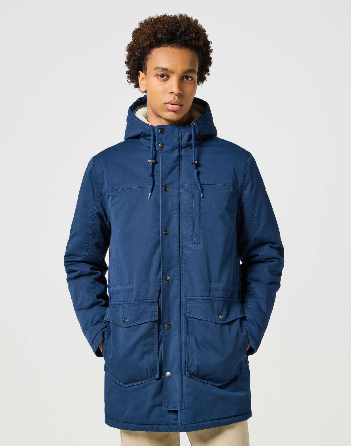 Парка с капюшоном на шнурке HEAVY PUFFER JACKET