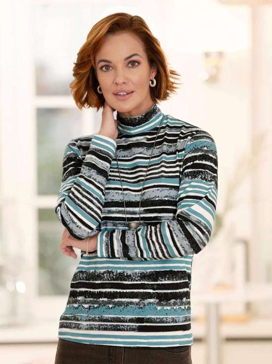 рубашка с воротником стойкой Shirt