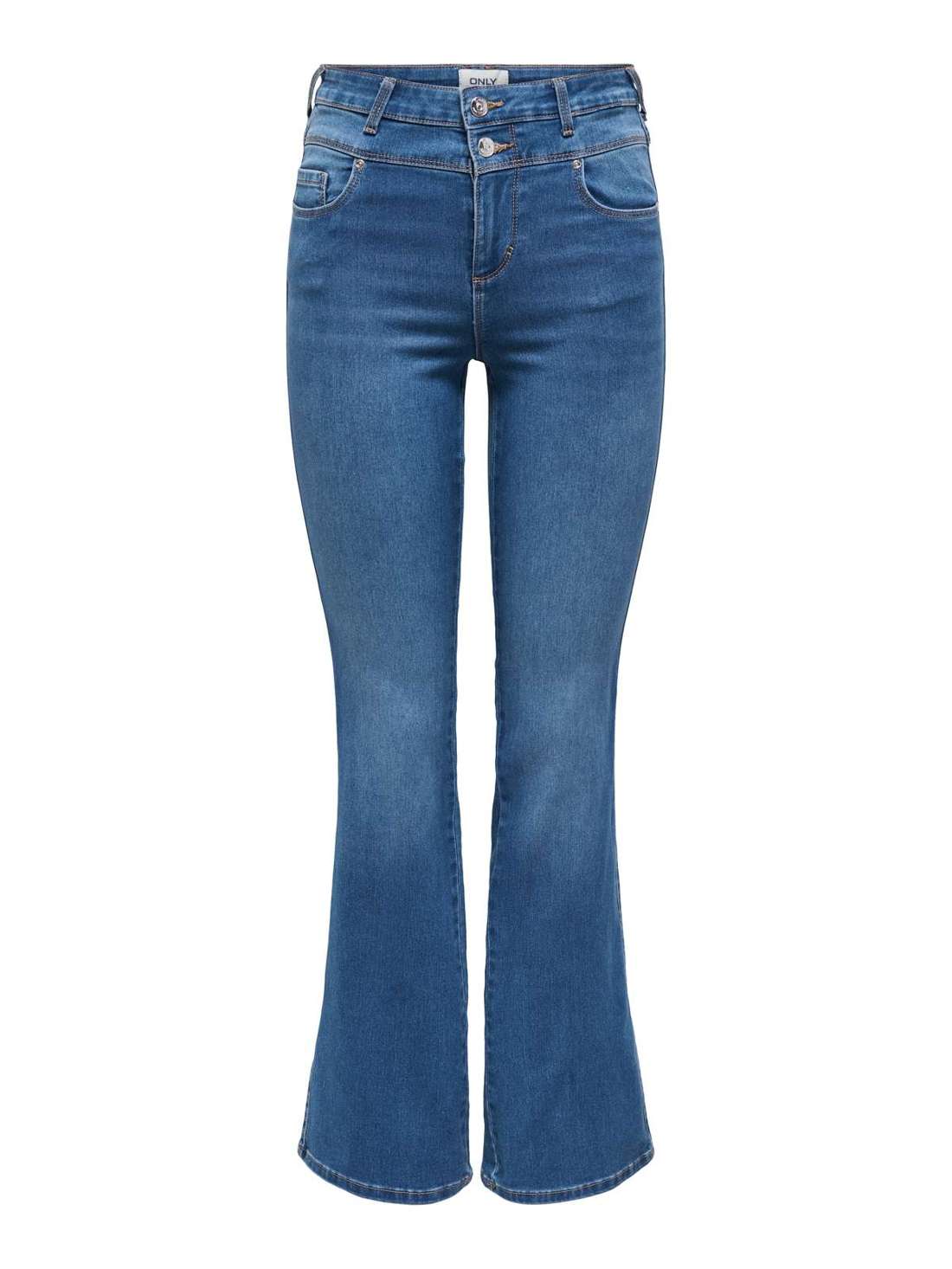 Джинсы Bootcut ONLROYAL HW DB FYOKE FLARED DNM