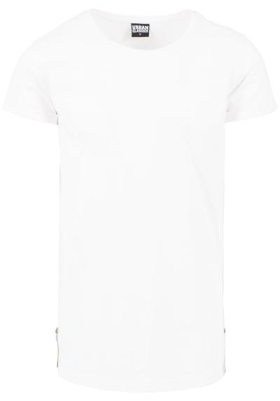 футболка Urban Classics Herren Long Shaped Side Zip Tee
