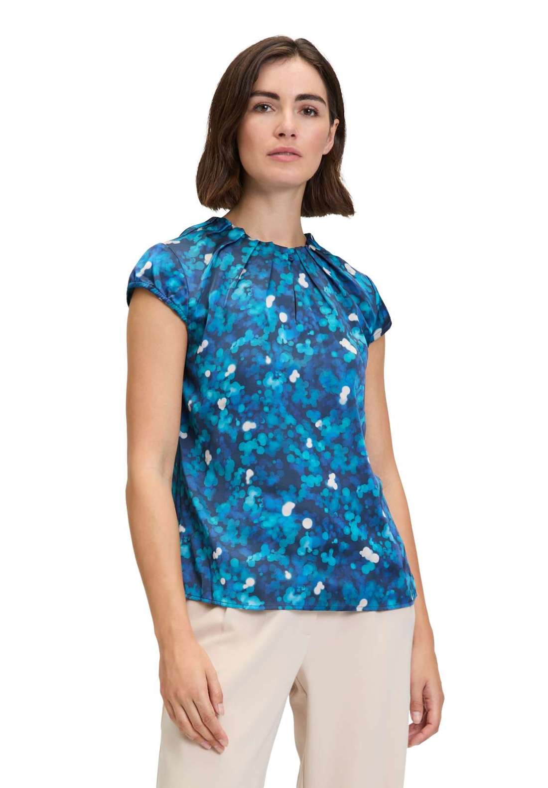 Блузка без шнуровки Betty & Co Schlupfbluse kurzarm