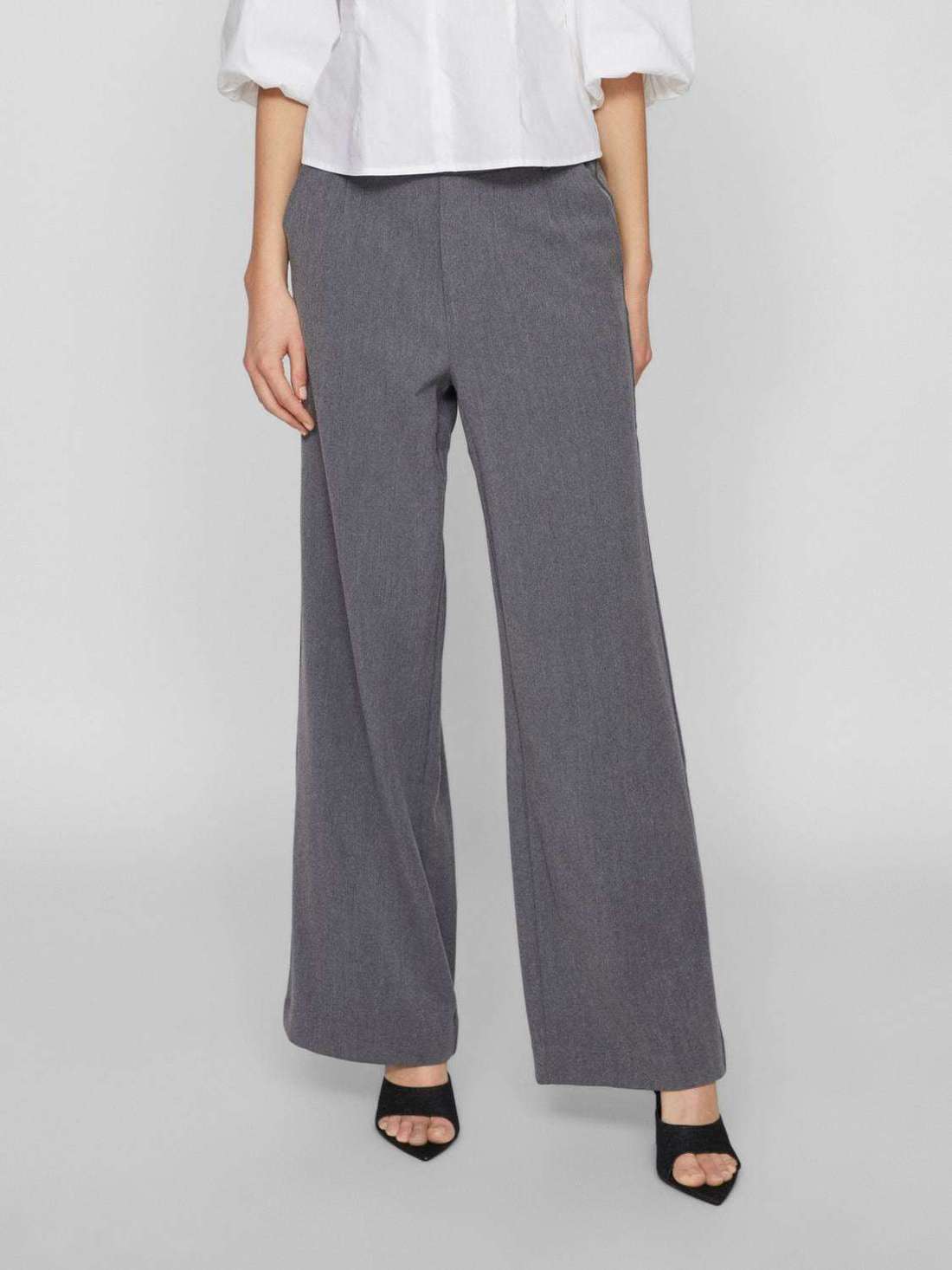 Костюмные брюки VIVARONE HW WIDE PANT - NOOS