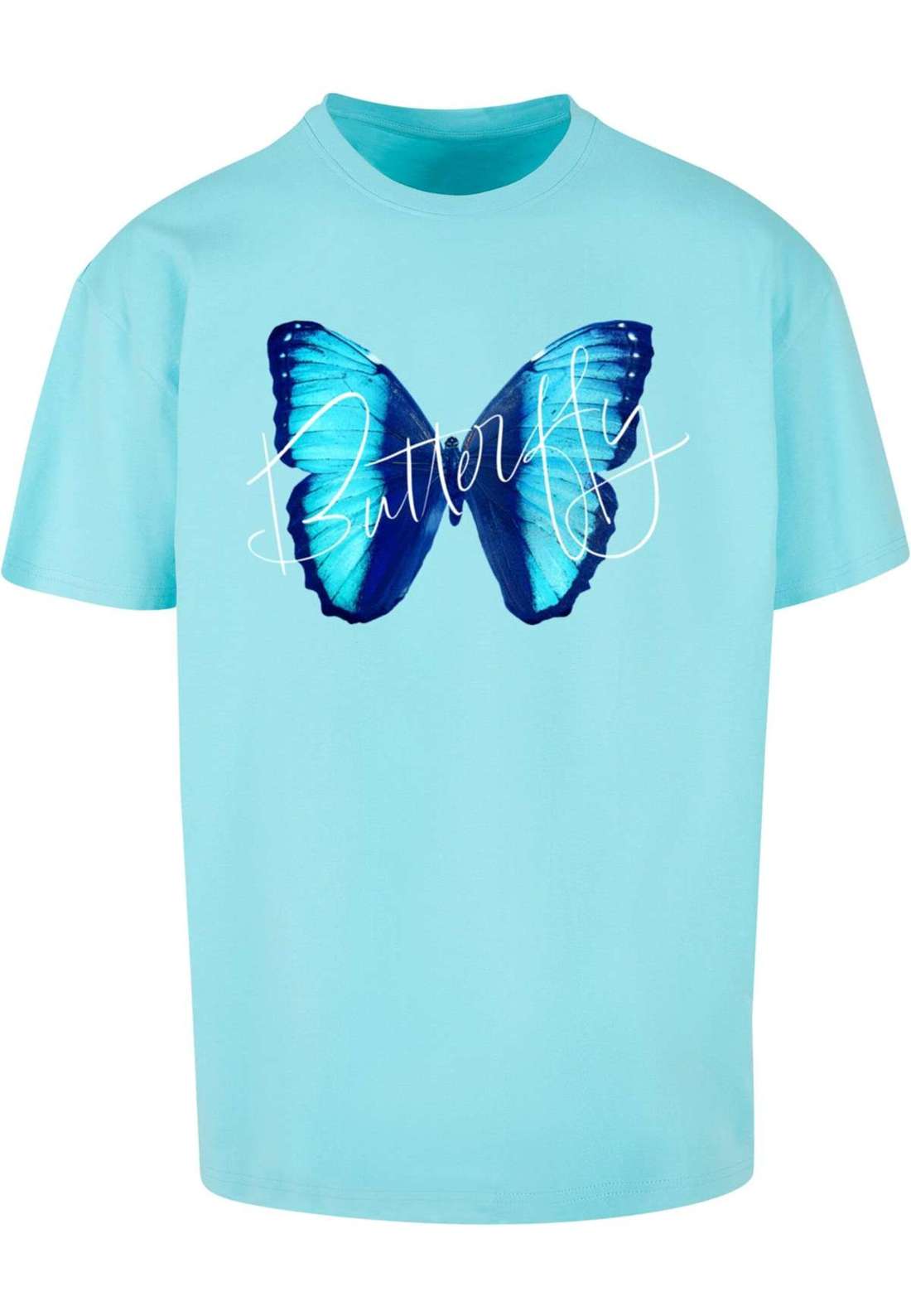 футболка Herren Butterfly Blue Heavy Oversized Tee