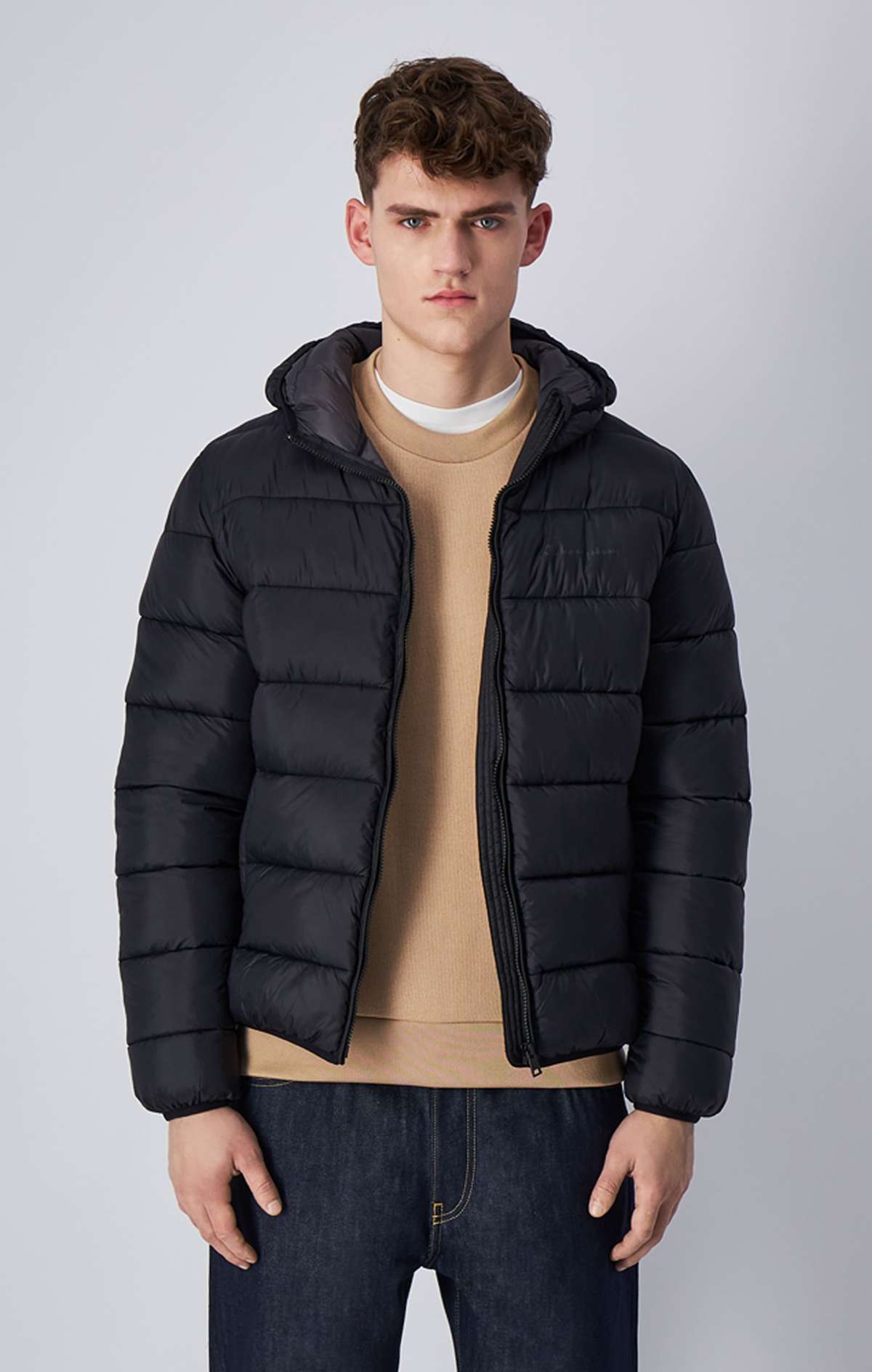 Стеганая куртка с капюшоном Hooded Jacket